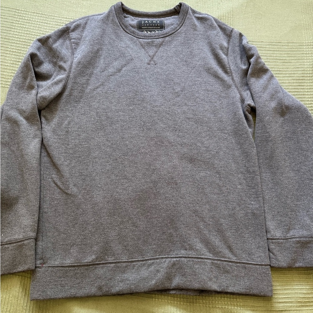 Jachs Men's Gray Crewneck Sweater